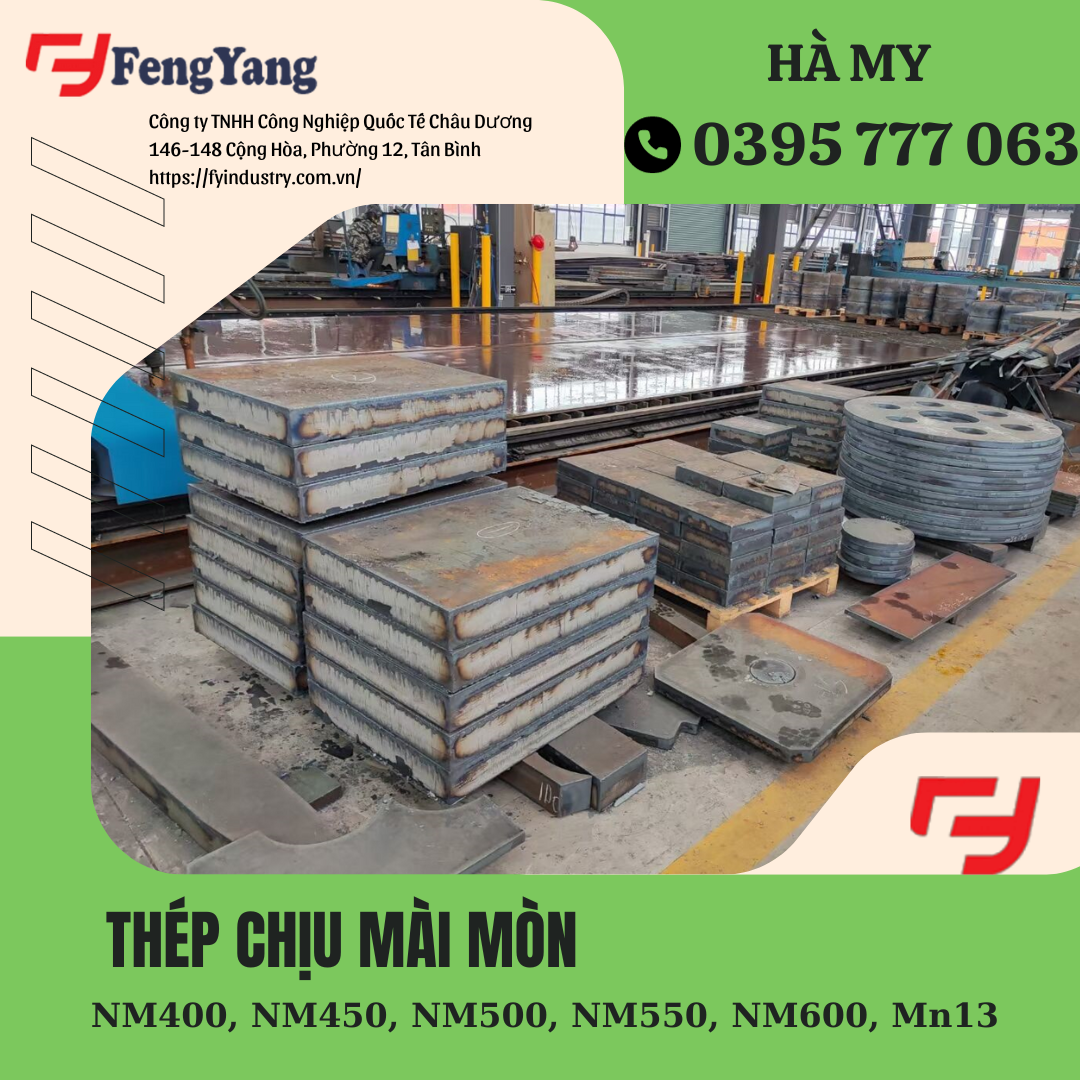 THÉP CHỊU MÀI MÒN  NM500,  Mn13